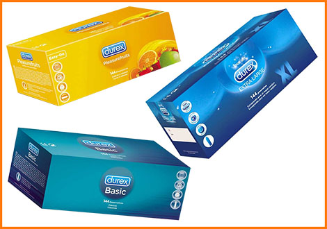 TRES CAJAS DUREX  144 Preservativos a elegir  entre XL , NATURAL , SENSITIVO , SABOREAME ANATOMIC, New BASIC