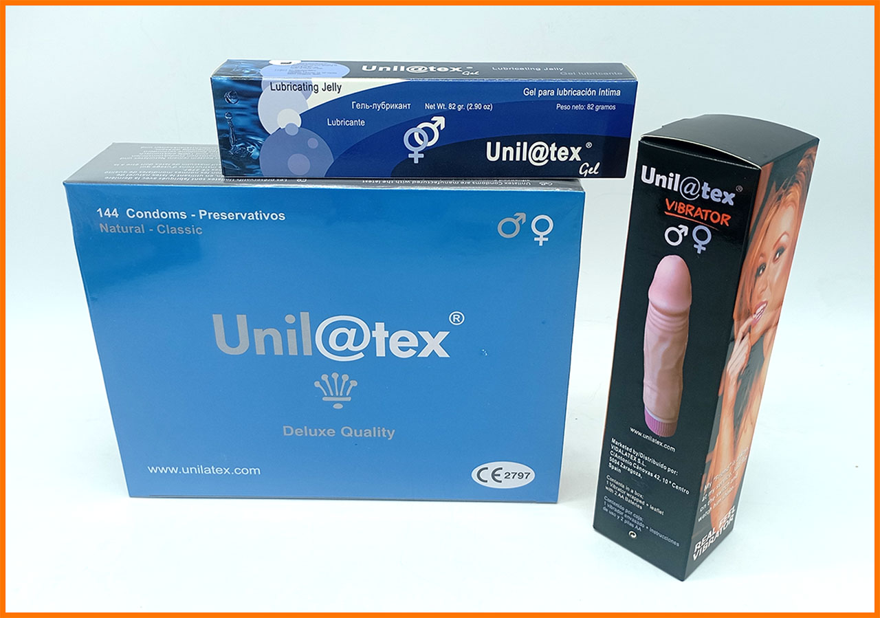 Unilatex Natural + Lubricante + Vibrador