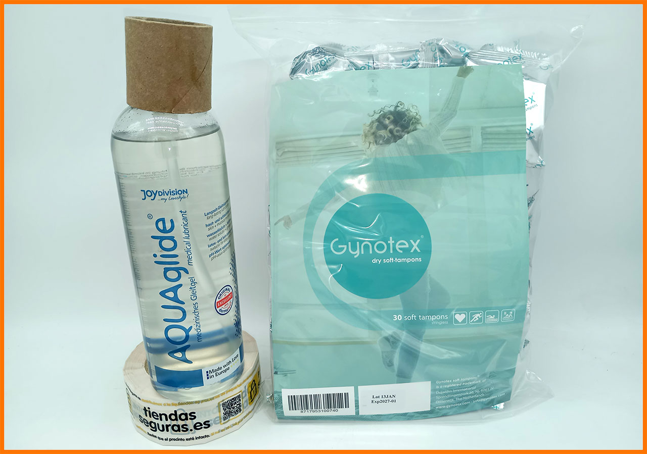 Esponjitas Gynotex Dry + Lubricante AquaGlide