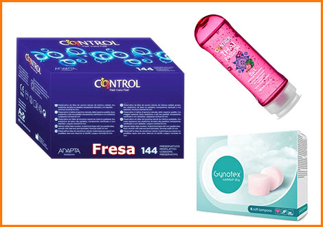Control Fresa + Lubricante Thai 2en1 + Gynotex Dry